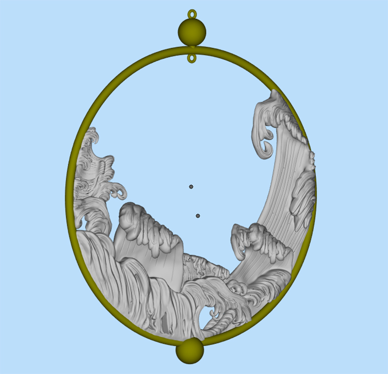 立體浮雕波浪圓形掛環(huán)模型3.jpg